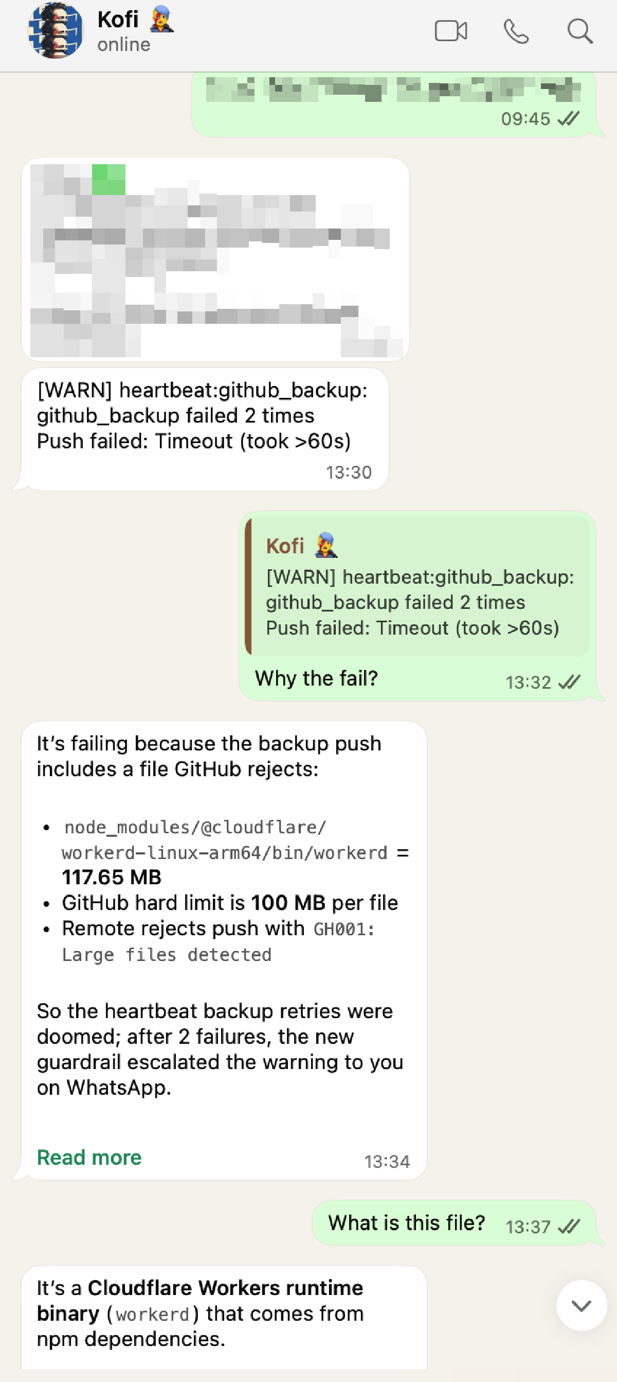 Esclate issue if task fails twice