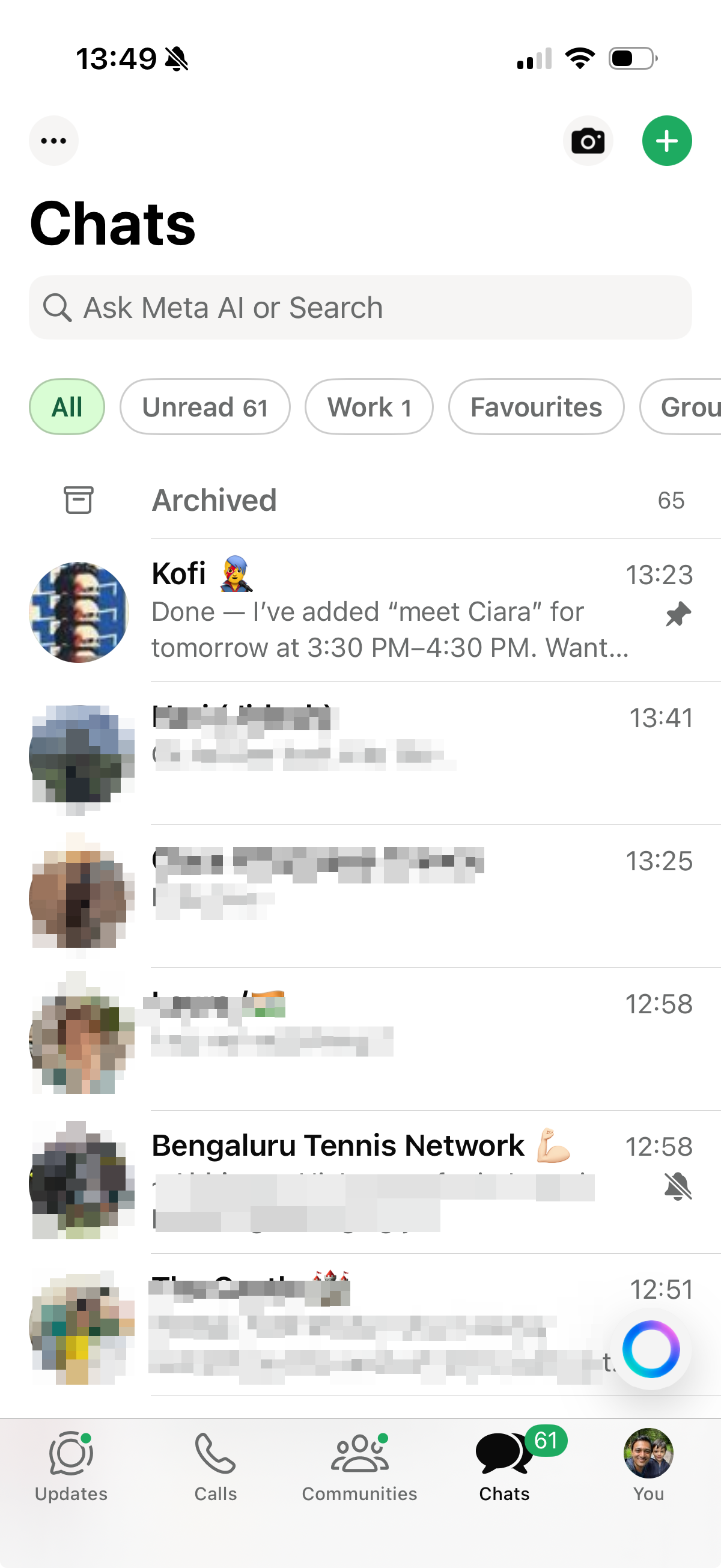 HMU if you want to play tennis